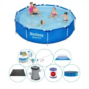 Schwimmbadpaket - Bestway Steel Pro 305x76 cm Rund