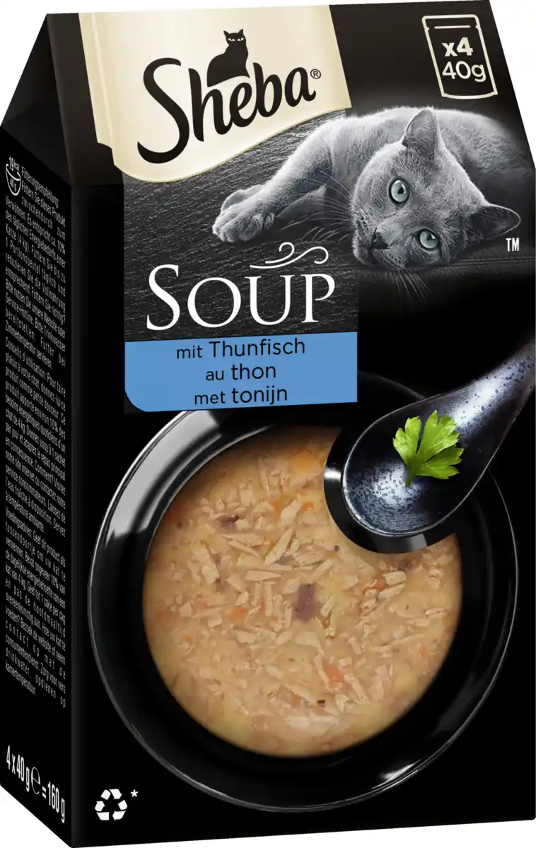 Bild 2 von Sheba Soup mit Thunfisch Multipack, 160 g