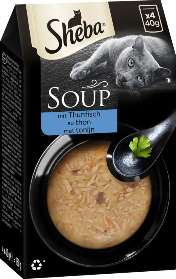 Bild 2 von Sheba Soup mit Thunfisch Multipack, 160 g