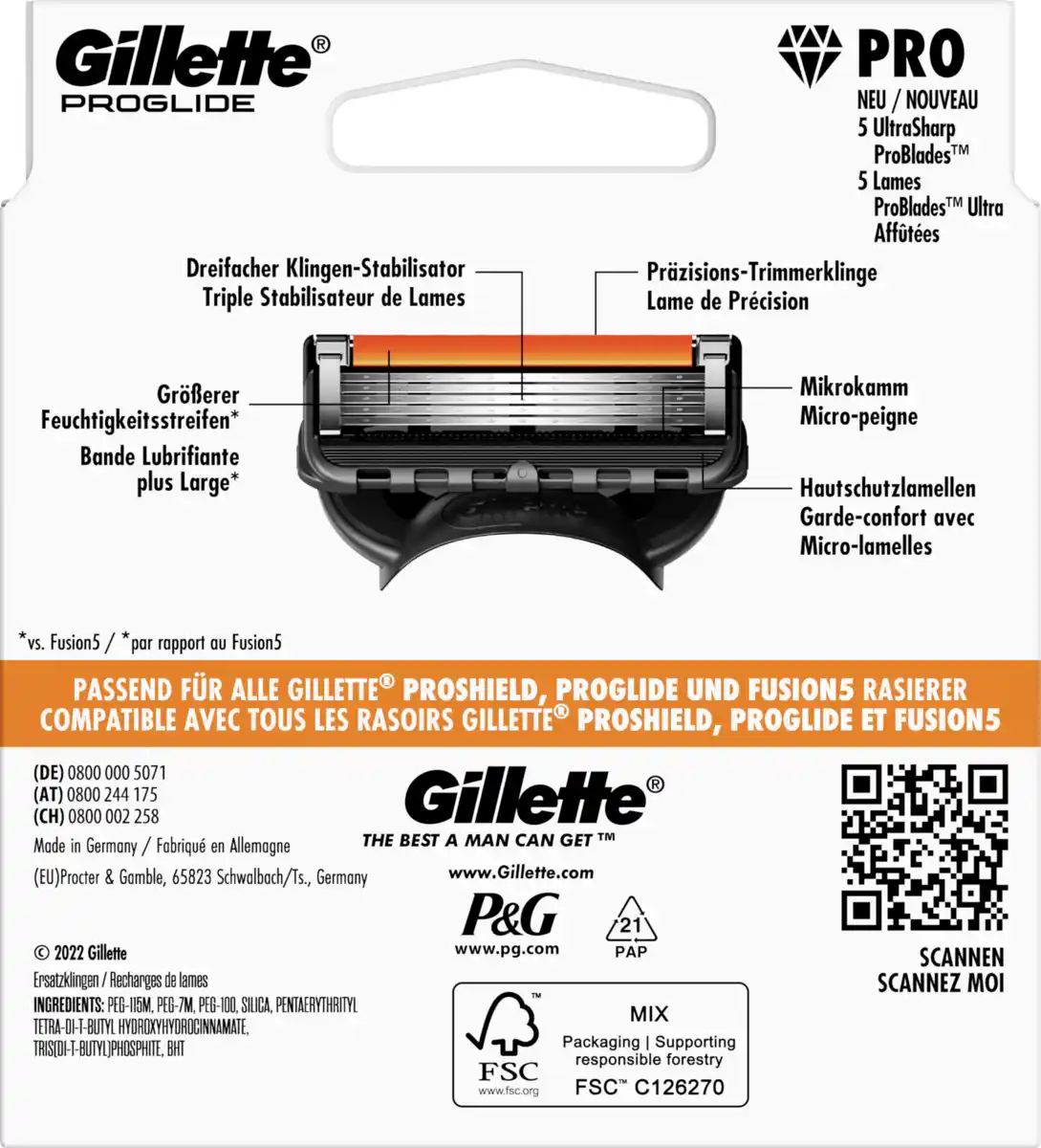 Bild 2 von Gillette ProGlide Rasierklingen