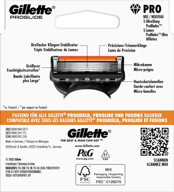 Bild 2 von Gillette ProGlide Rasierklingen