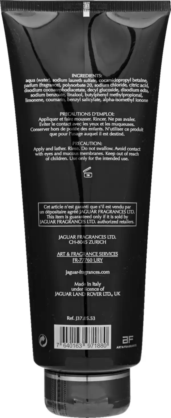 Bild 2 von Jaguar Classic Black, Shower Gel 400 ml
