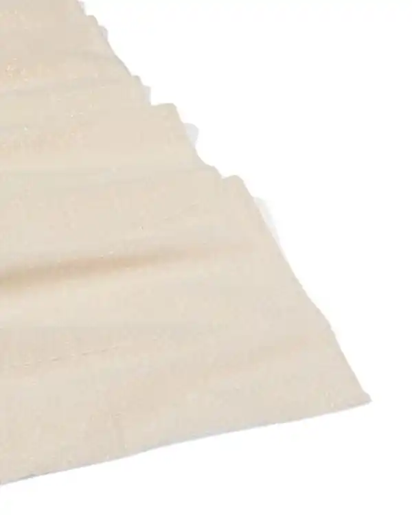 Bild 3 von Tischdecke 140 × 240 cm Baumwolle Sandfarben mit Glitzer kariert