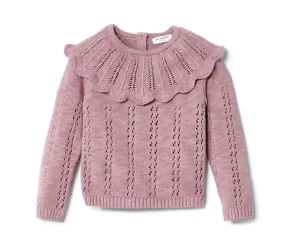 Bild 1 von Kinder-Strickpullover mit Kragen