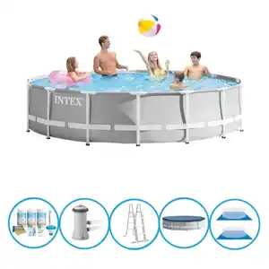 Intex Pool Prism Frame - Schwimmbad-Paket - 427x107 cm