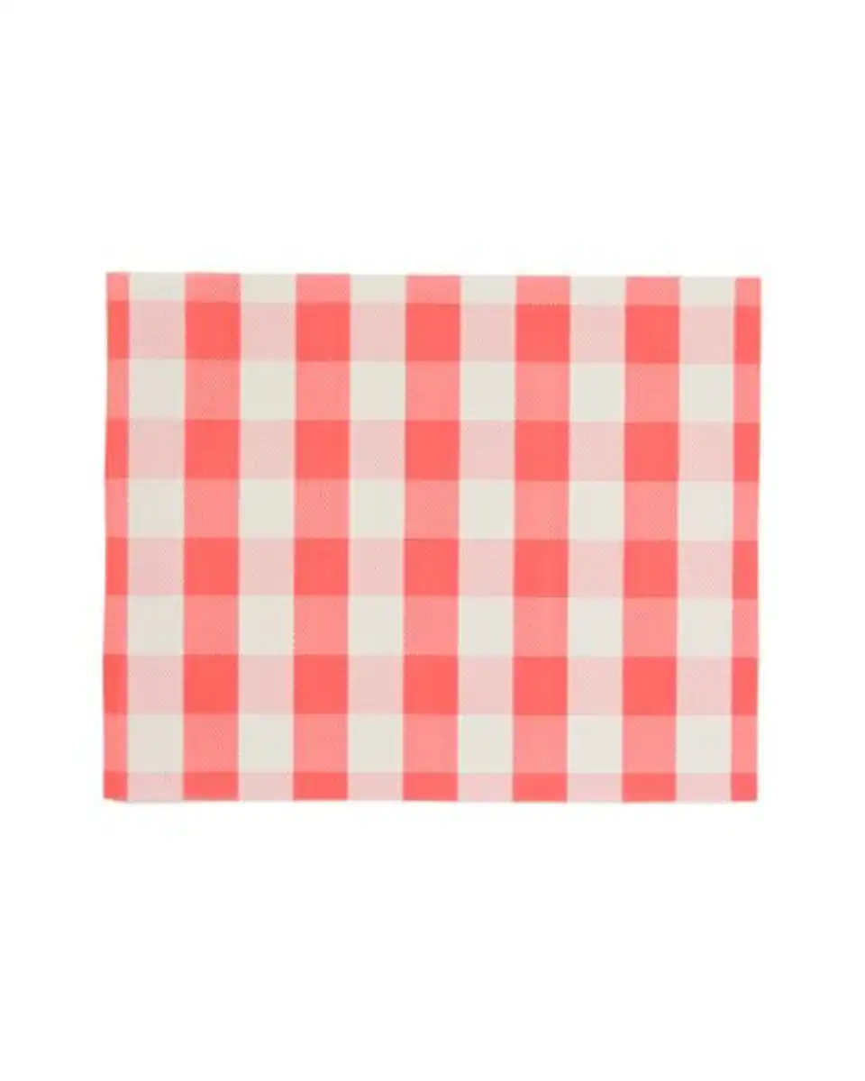 Bild 4 von 2er-Pack Tischsets, gewebter Kunststoff, 35 x 45 cm, rot kariert