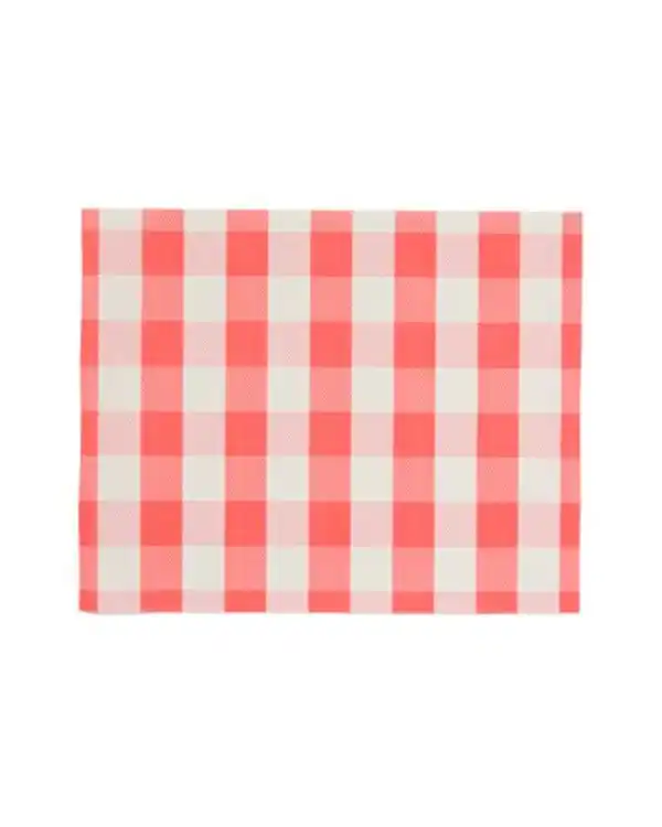 Bild 4 von 2er-Pack Tischsets, gewebter Kunststoff, 35 x 45 cm, rot kariert