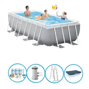 Intex Pool Prism Frame - Schwimmbad-Paket - 400x200x122 cm