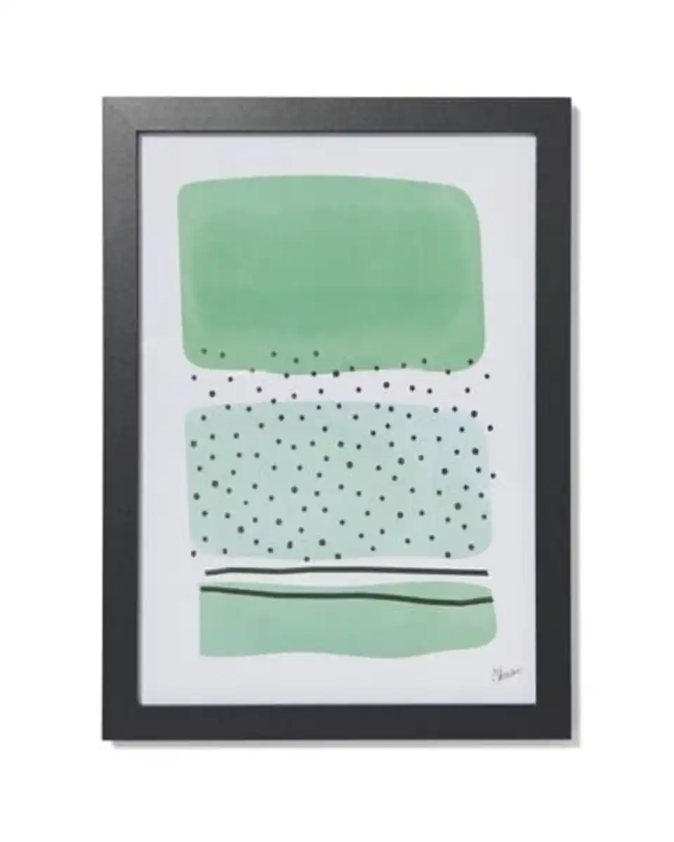 Bild 1 von Bilderrahmen aus Holz A4, Schwarz