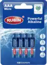 Bild 1 von RUBIN Powerful Alkaline Batterie AAA