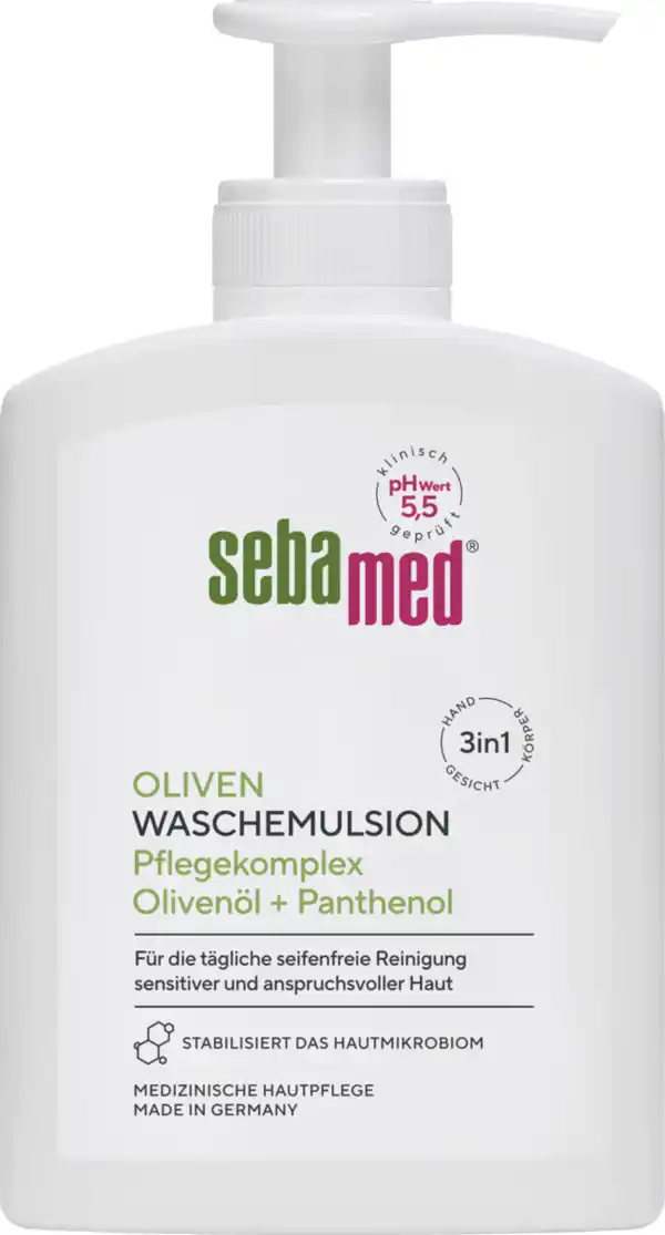 Bild 1 von sebamed Oliven Waschemulsion, 200 ml