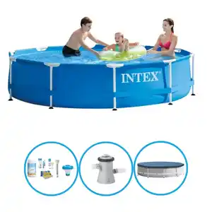 Intex Pool Metal Frame - Schwimmbad-Paket - 305x76 cm