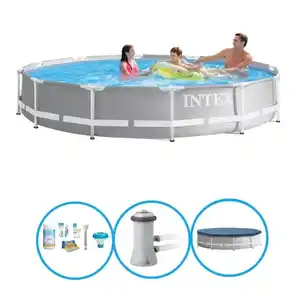 Intex Pool Prism Frame - Schwimmbad-Paket - 366x76 cm