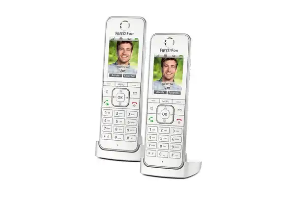 Bild 1 von AVM FRITZ!Fon C6 Mobilteil - Doppelpack Schnurloses DECT-Telefon