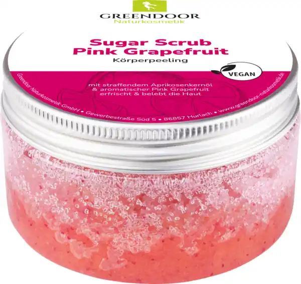 Bild 1 von GREENDOOR Sugar Scrub Pink Grapefruit, 230 g