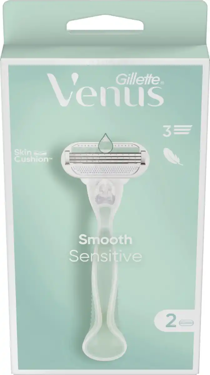 Bild 2 von Gillette Venus Smooth Sensitive Rasierer mit 2 Klingen