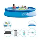 Bild 1 von Pool-Set - 7-teilig - Intex Easy Set Rund 396x84 cm