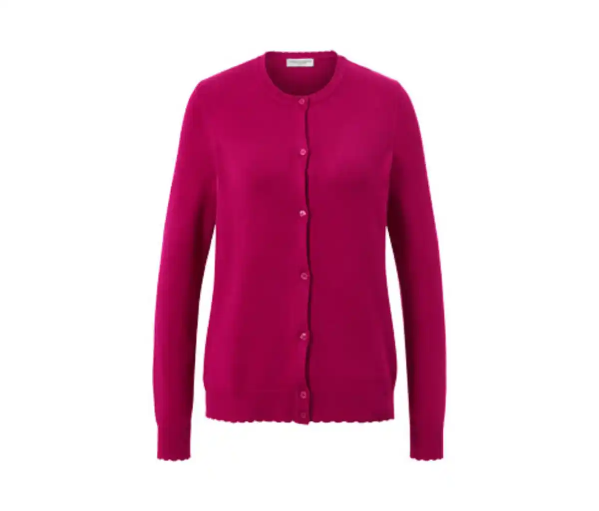 Bild 1 von Feinstrick-Cardigan mit Wellenkante