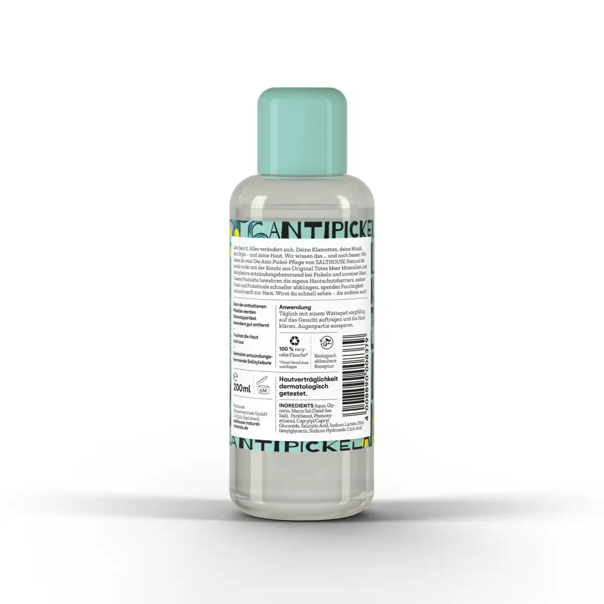 Bild 2 von Salthouse Natural Minerals Anti Pickel Klärendes Gesichtswasser, 200 ml