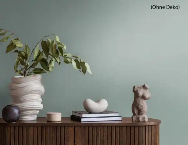 Bild 3 von Vliestapete Uni Mintgrün