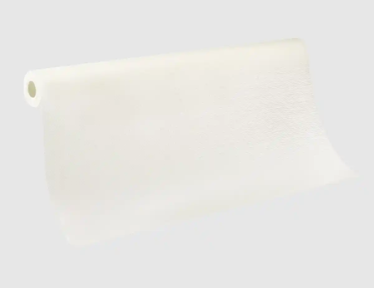 Bild 3 von Glasfasertapete Leinwand Weiß