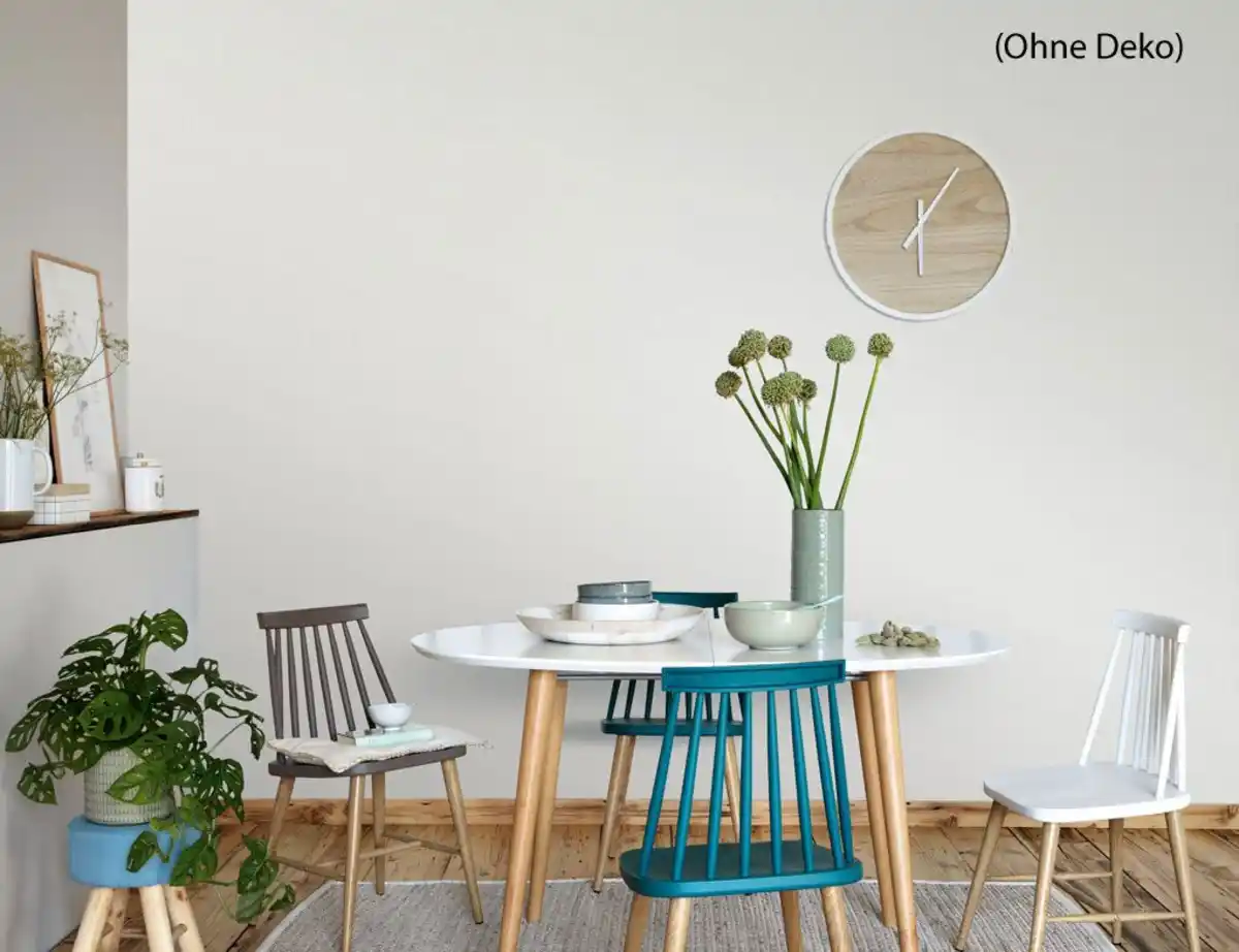 Bild 3 von Vliestapete Uni Flitter Hellgrau