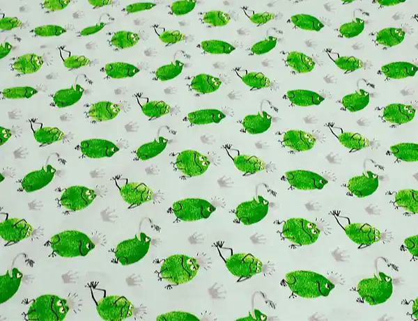 Bild 2 von Dekostoff Froschkönig