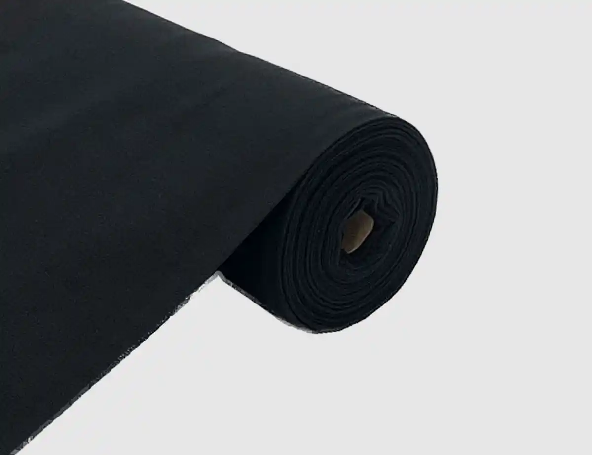 Bild 1 von Bündchenstoff Uni Schwarz