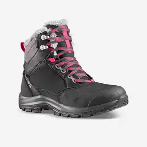 QUECHUA Winterschuhe Damen halbhoch warm wasserdicht Winterwandern - SH500 Mountain