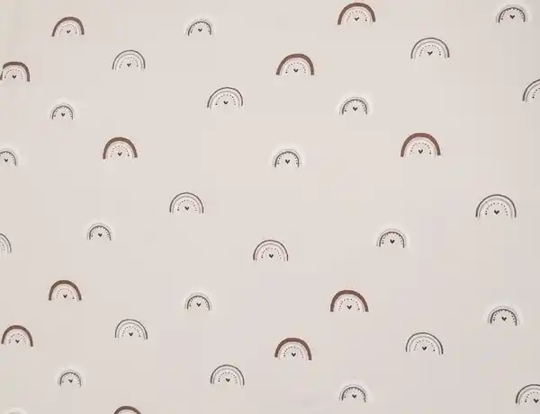 Bild 2 von Jerseystoff Herz, Bogen Natur