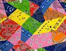 Bild 2 von Dekostoff Patchwork Bunt