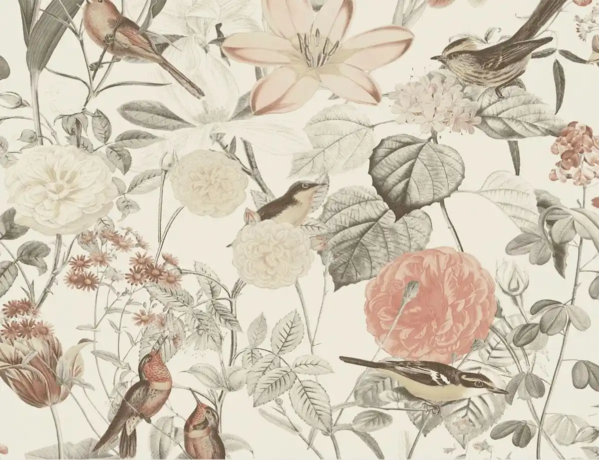Bild 1 von Vliestapete Blumen