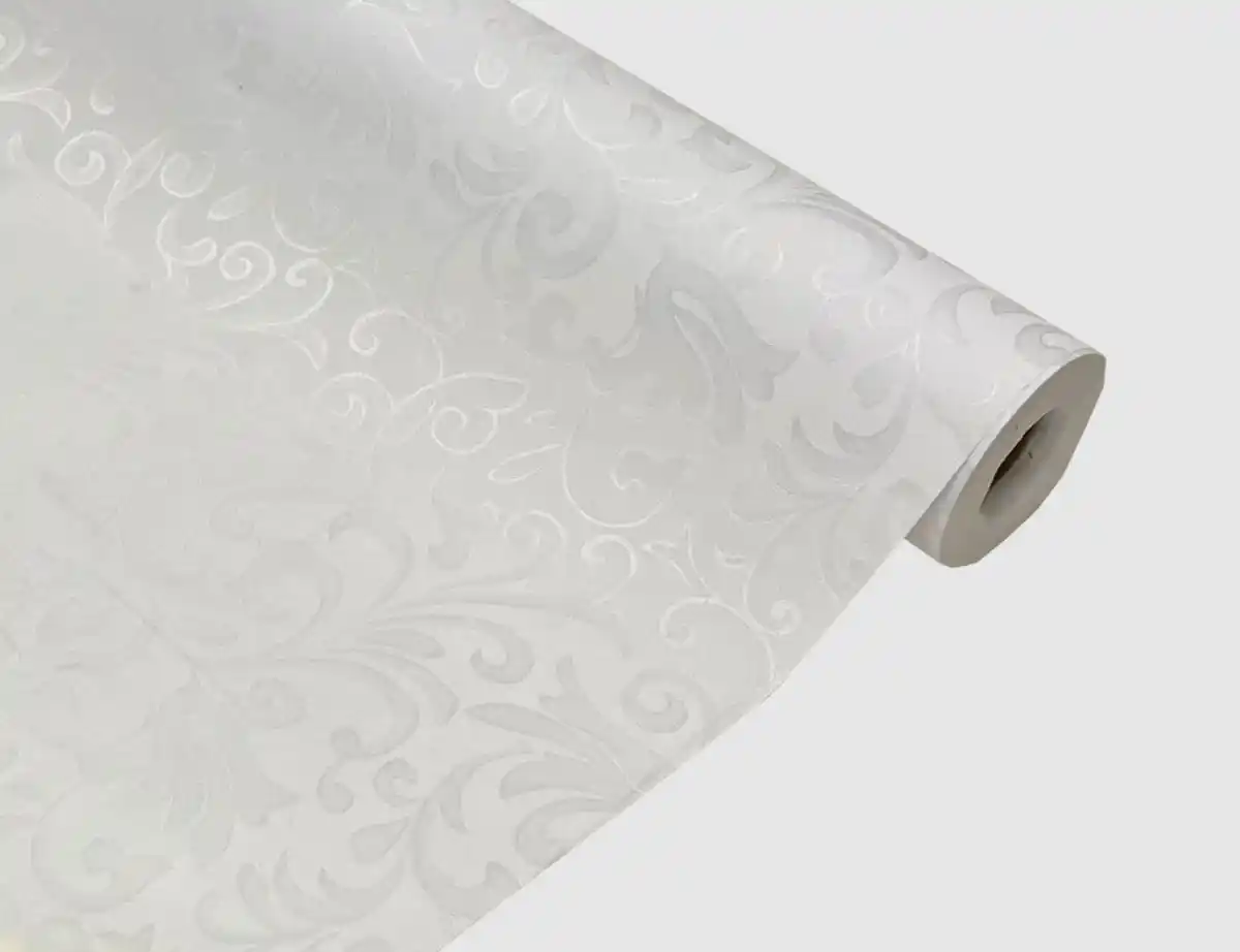 Bild 1 von Tischdecke Damast Ranke Weiß