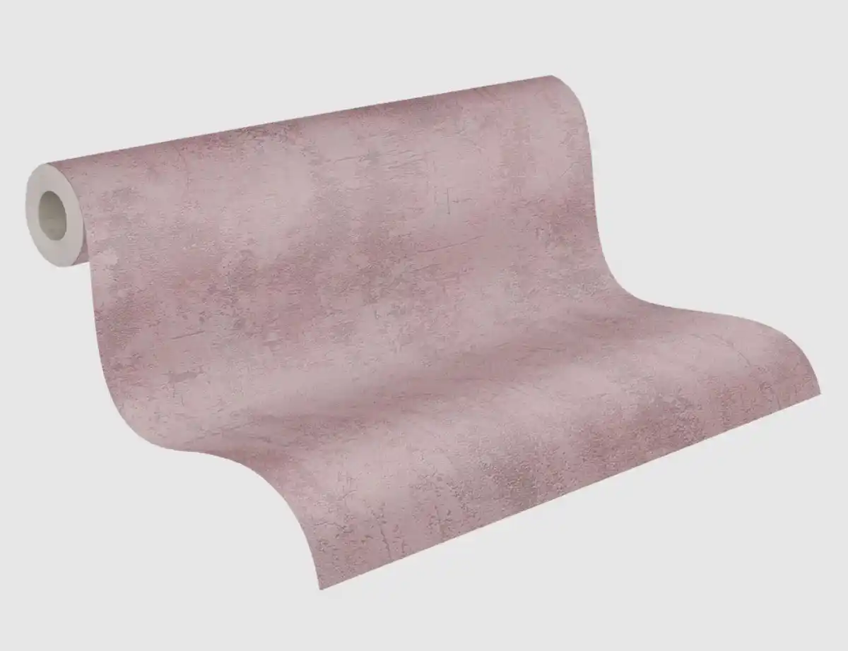 Bild 2 von Vinyltapete Uni Rose