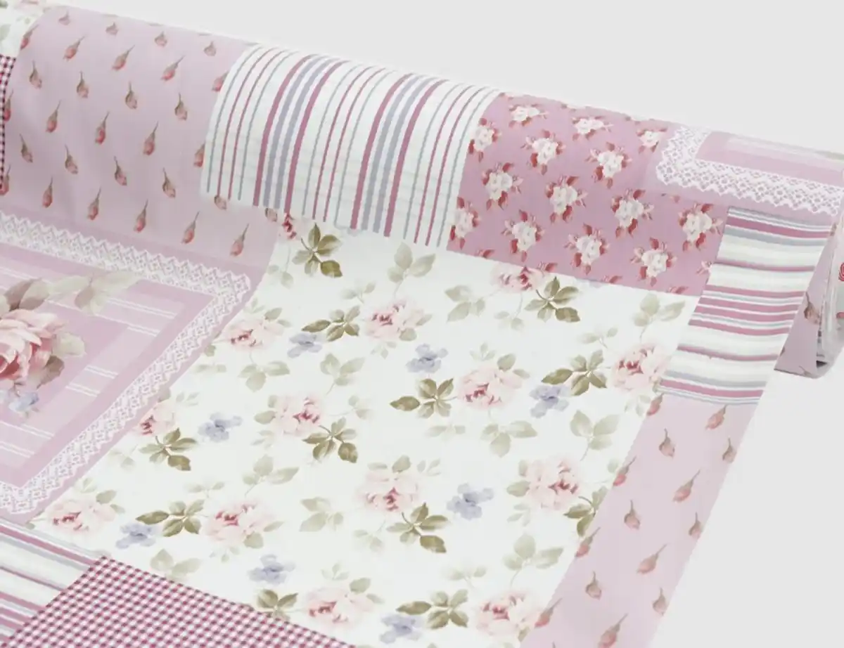 Bild 1 von Wachstuch Roses rosa