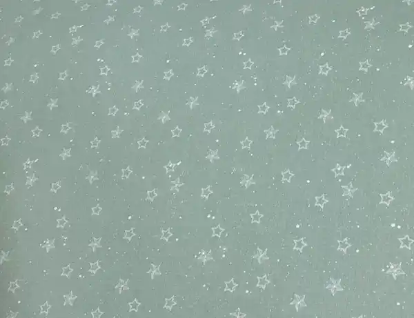 Bild 2 von Dekostsoff Sterne Mint