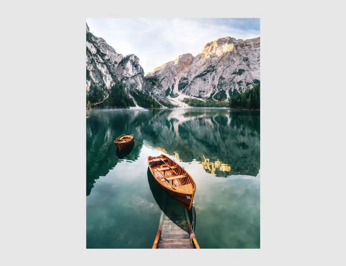 Bild 1 von Bild Boot in den Bergen