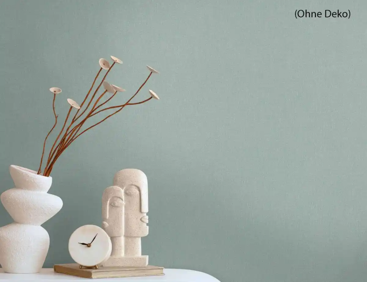 Bild 4 von Vliestapete Uni Mintgrün