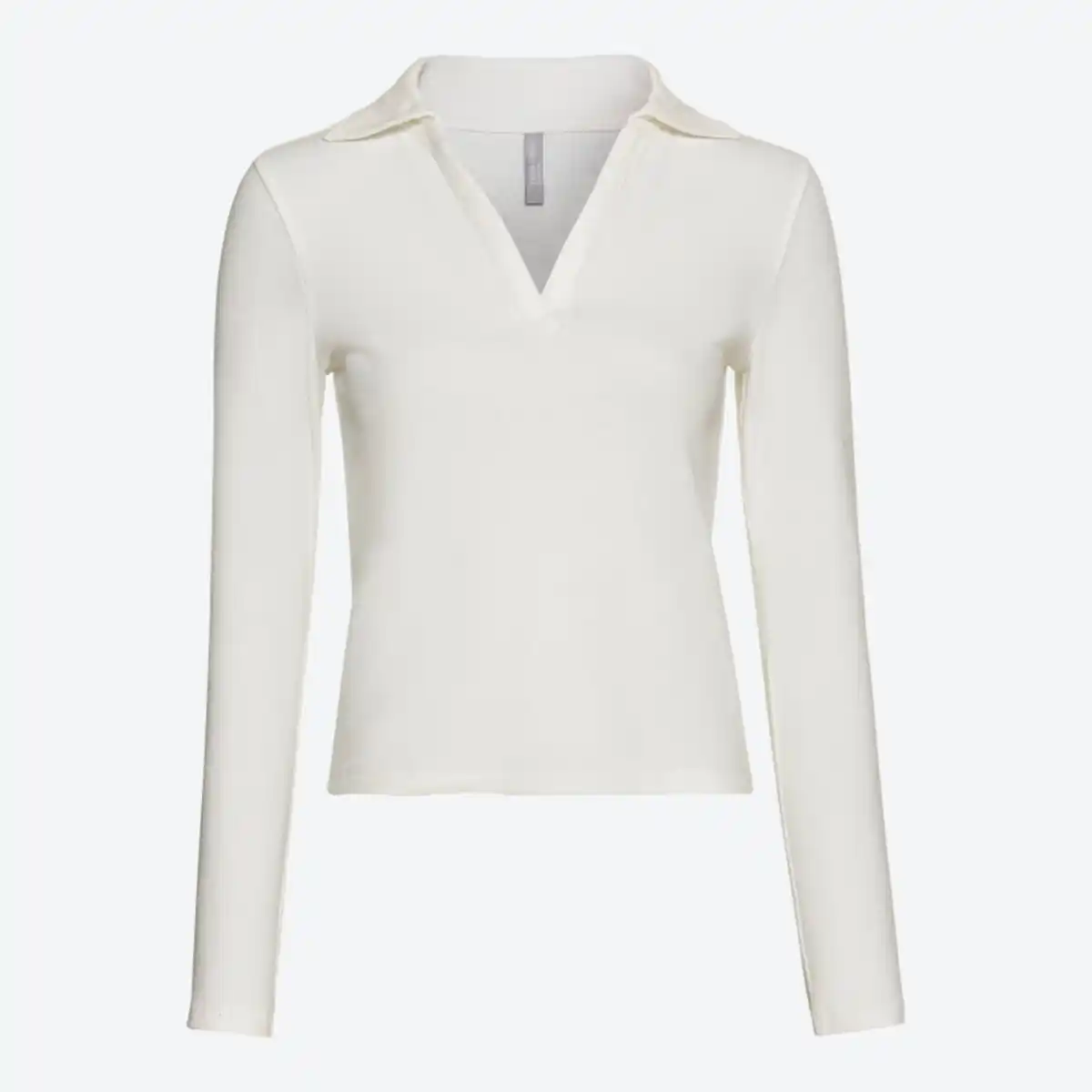 Bild 1 von Damen-Langarmshirt mit Polokragen