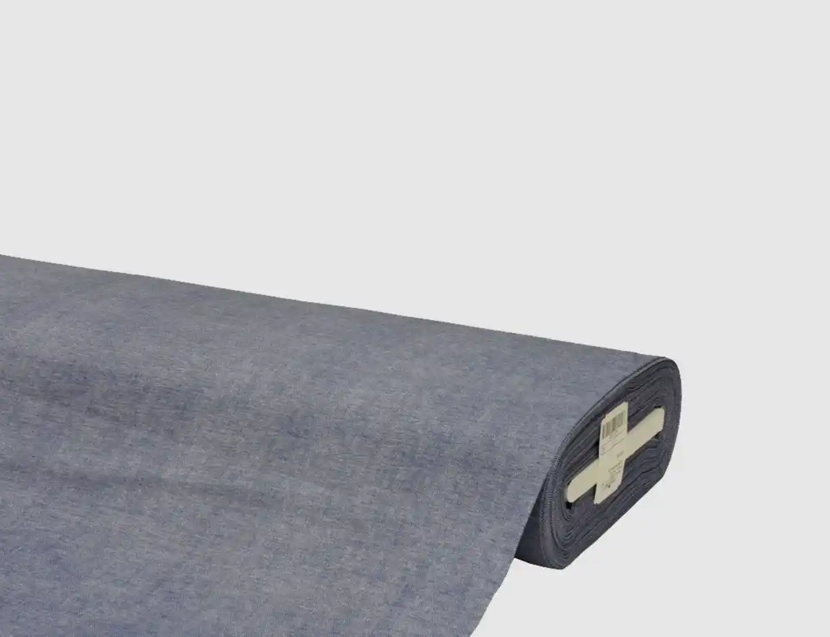 Bild 1 von Dekostoff Melange blau