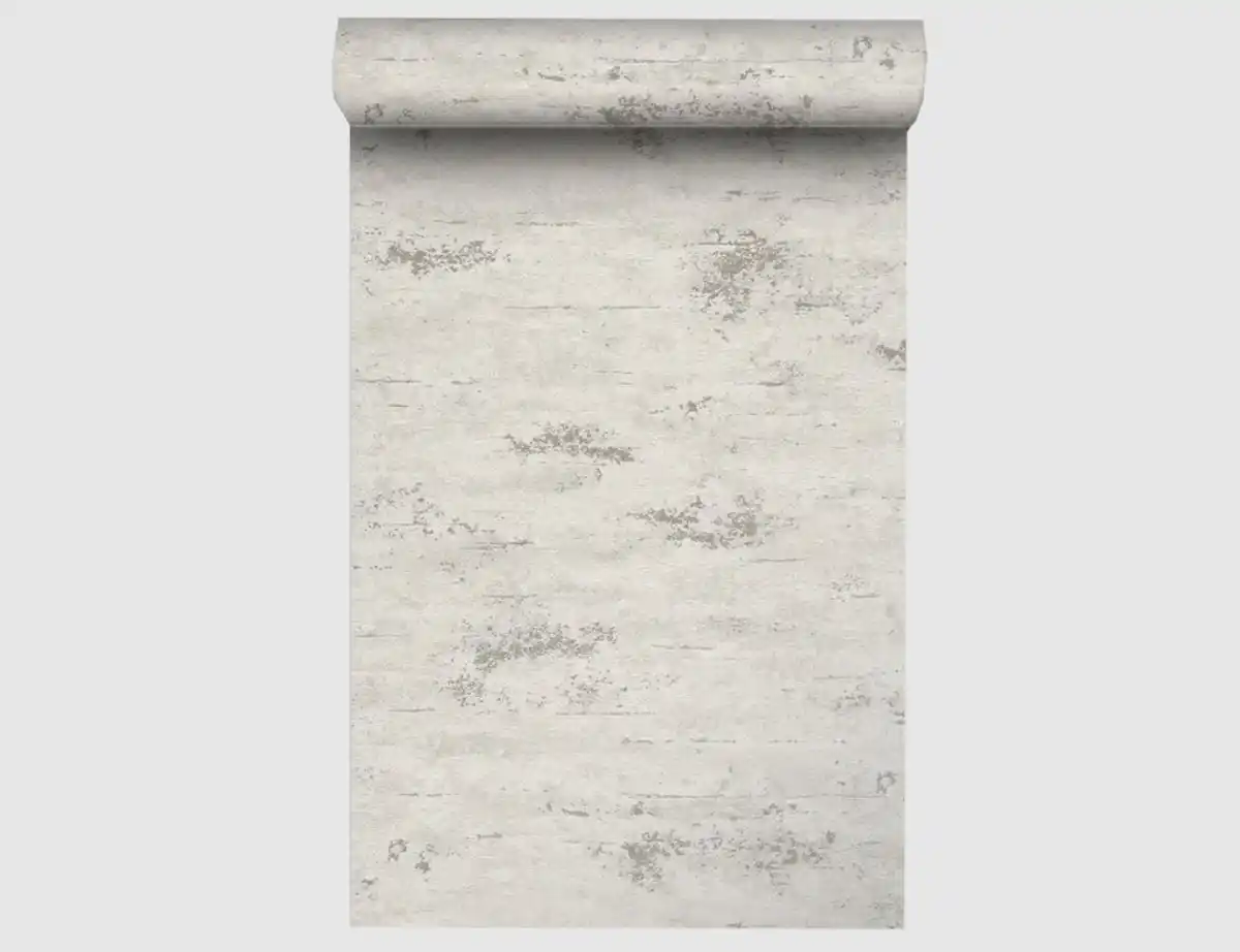 Bild 2 von Vliestapete Uni Beton Hellgrau