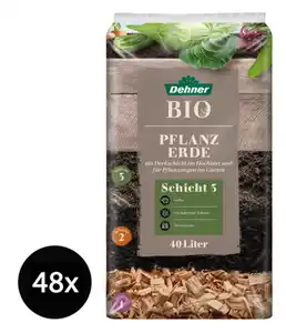 Dehner Bio Hochbeet Pflanzerde, 48 x 40 Liter