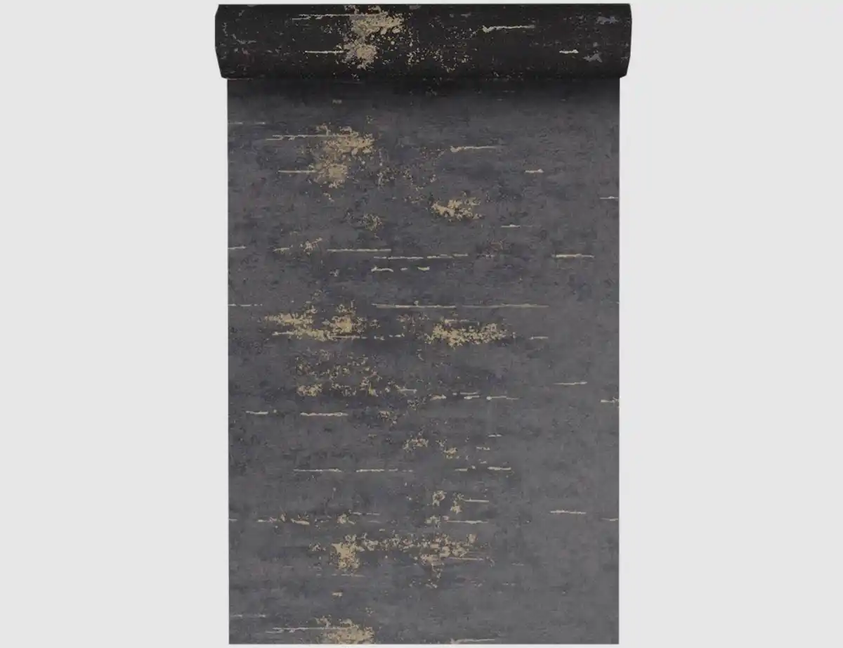 Bild 4 von Vliestapete Schwarz Gold