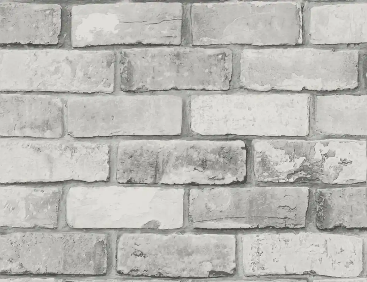 Bild 1 von Vinyltapete Flitter Stein grau