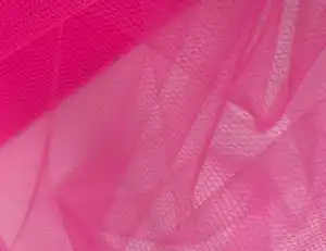 Gittertüll Pink