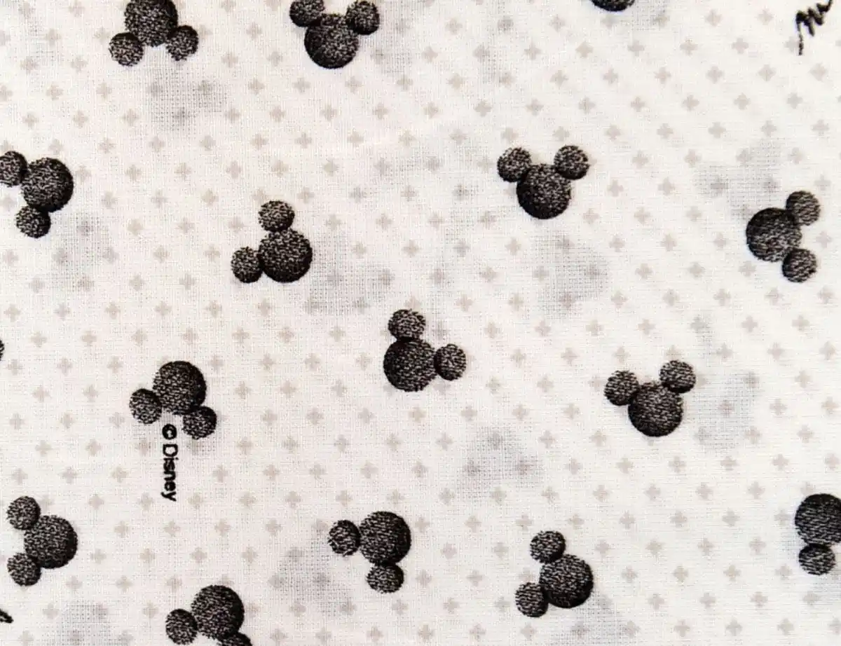 Bild 1 von Dekostoff Mickey Maus weiß