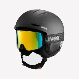 UVEX Skihelm mit Brille Erwachsene - UVEX schwarz