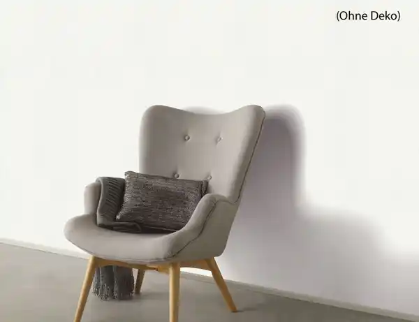 Bild 4 von Vliestapete Uni Weiß