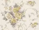 Bild 1 von Vliestapete Blume Gold-Beige