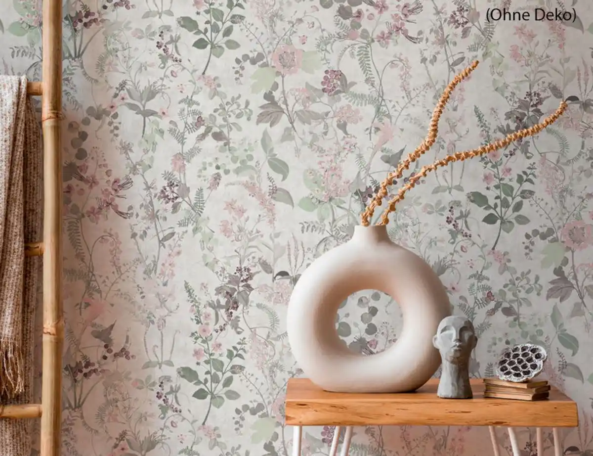 Bild 1 von Vliestapete Blume Multi